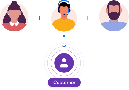 Outbound conference system helps you connect with multiple participants and dial out to numbers selected by the host.