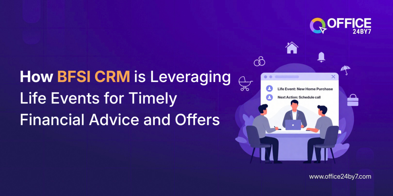 BFSI CRM: Leveraging Life Events for Timely Financial Advice and Offers