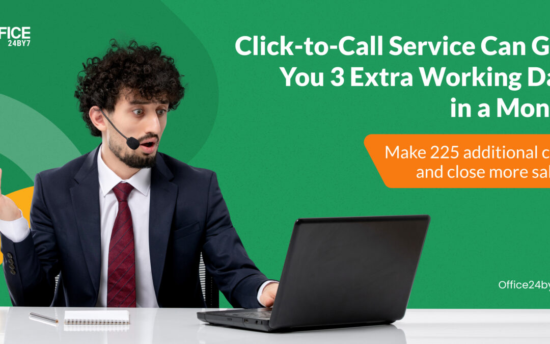 How Does Click-To-Call Service Help Sales Agents At Office24by7