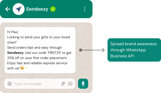 Improve brand awareness with whatsapp marketing