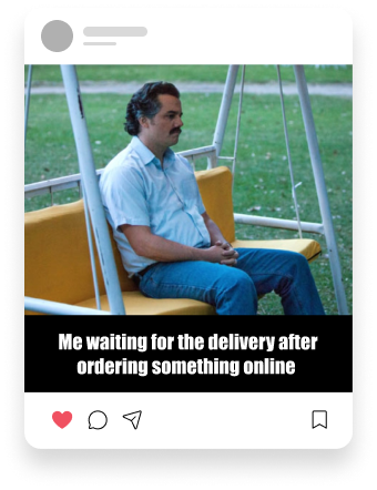 Popular meme depicting how customer is eager to track online order status. Shows the importance of IVR service provider and IVR solutions in order tracking.