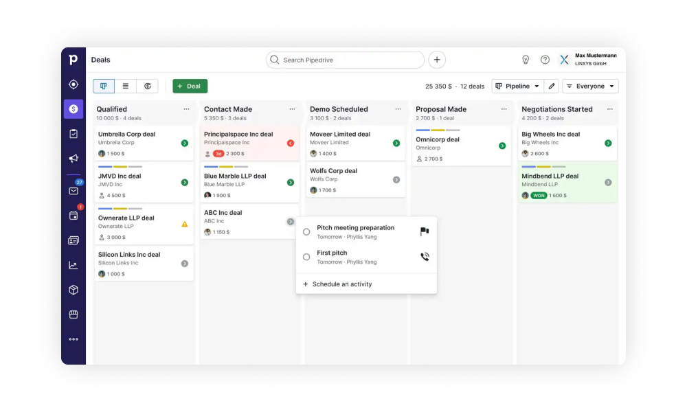 Pipedrive and Office24by7 are some of the best Salesforce alternatives in the market.