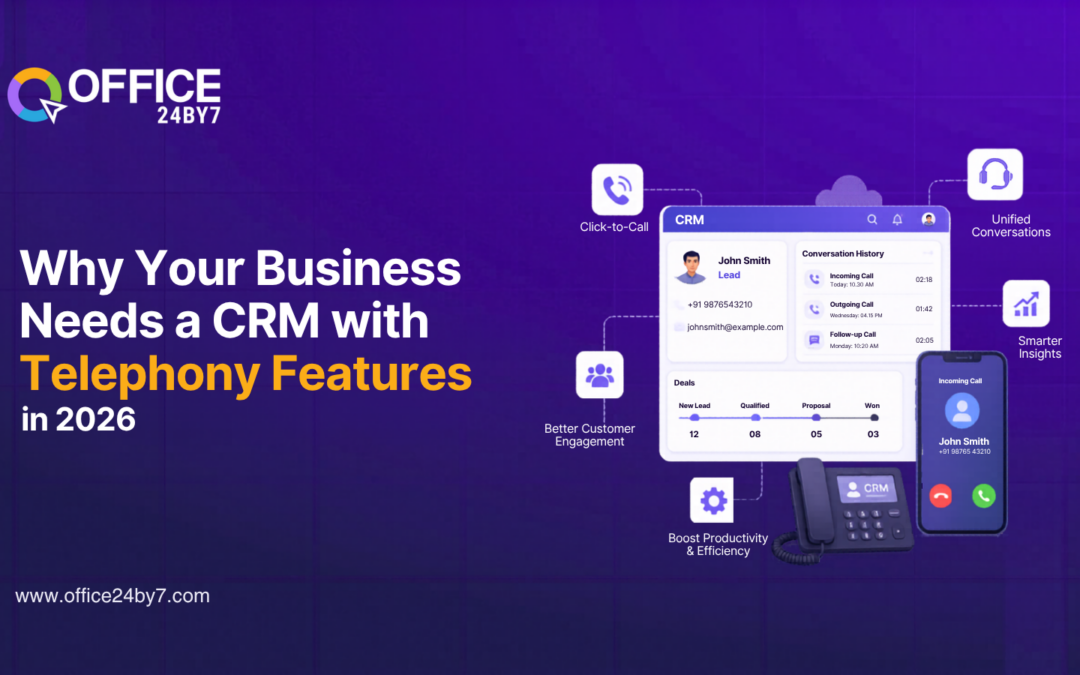 Why Your Business Needs Office24by7 CRM with Cloud Telephony