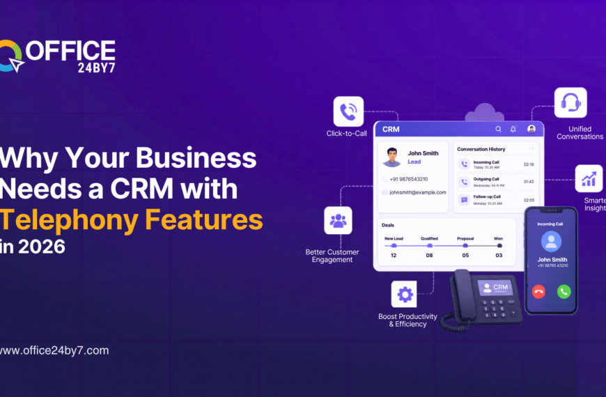 Why Your Business Needs Office24by7 CRM with Cloud Telephony