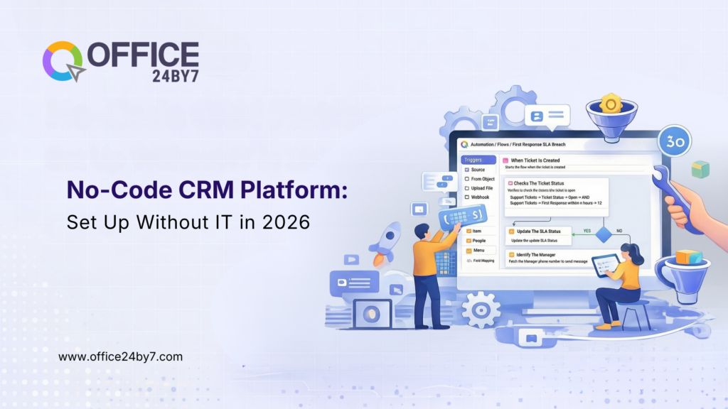 Office24by7 No-Code CRM Platform: Set Up CRM Without IT in 2026