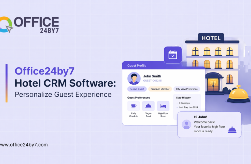 Office24by7 Hotel CRM Software: Personalize Guest Experience