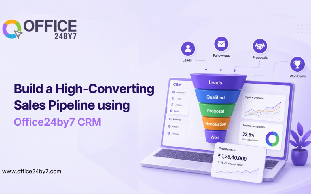 Build a High-Converting Sales Pipeline using Office24by7 CRM