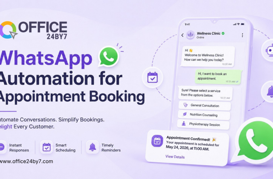 WhatsApp Automation for Appointment Booking in 2026 | Office24by7