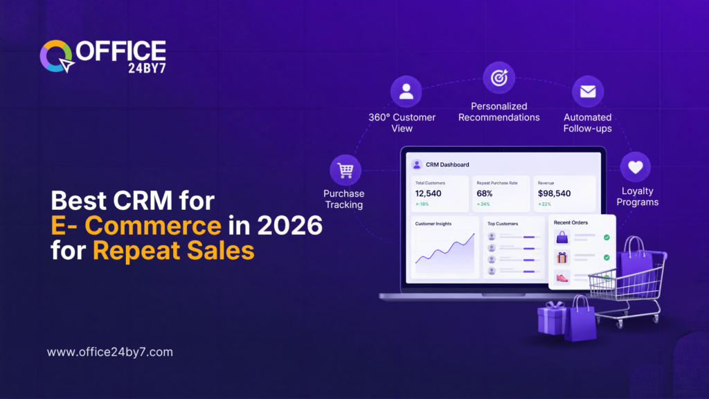 Best CRM for eCommerce in 2026 for Repeat Sales |Office24by7