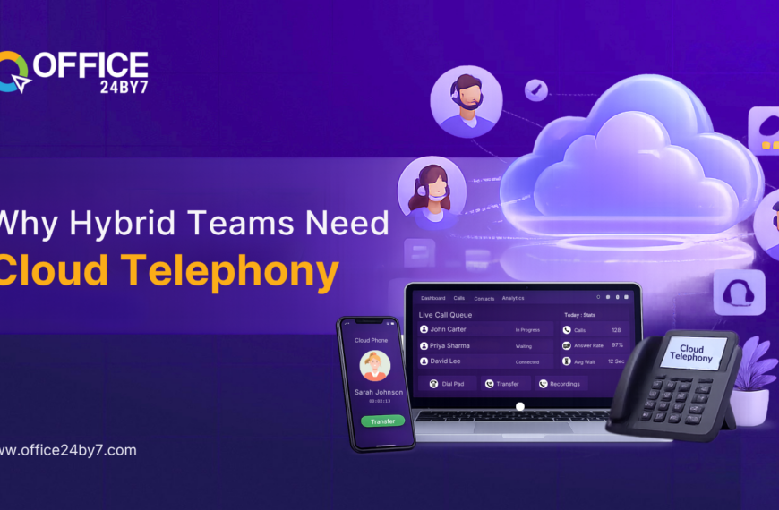 Why Hybrid Teams Need Cloud Telephony | Office24by7