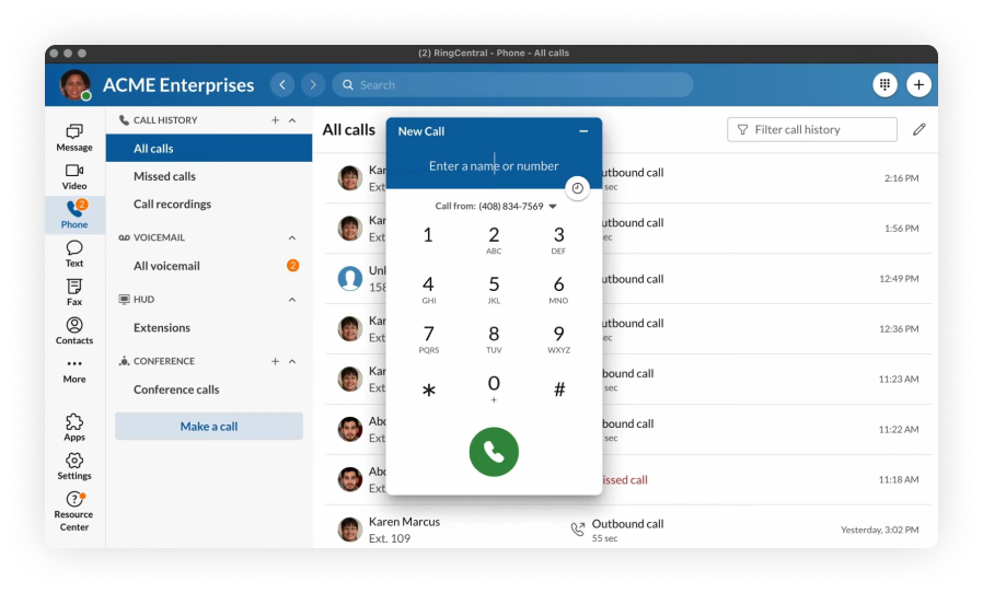 RingEX cloud telephony alternatives