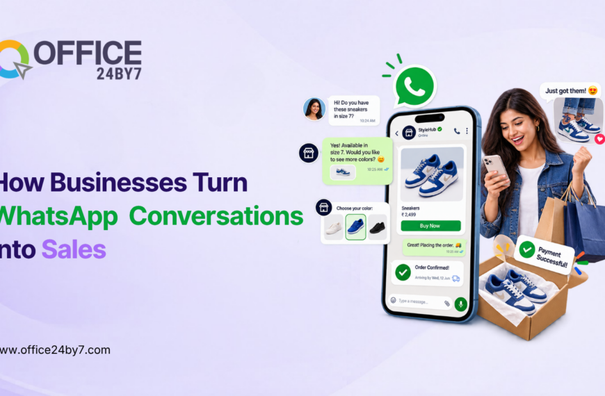 Discover how Office24by7 helps businesses use WhatsApp Business, automation, and CRM to turn customer conversations into leads, sales, and lasting relationships.